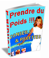 Couverture de Prendre du poids. Recettes pour grossir